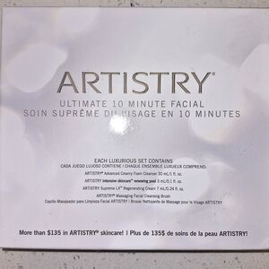 Artistry Ultimate 10 Minute Facial Set Never Used